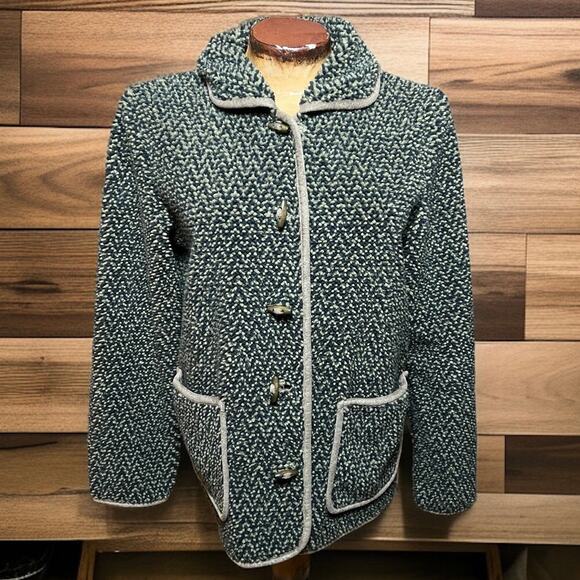 ORVIS Outdoor Fleece Jacket Size S Camping Utility Western Rustic Cardigan - Picture 1 of 5